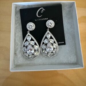 Bright Diamond Statement Earrings